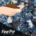 Fire Pit Essentials Prairie Reflective Blended Fire Pit Glass   
